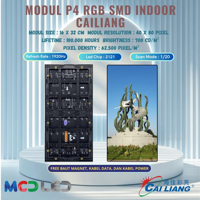 Gambar MODUL PANEL MODULE P2,5 P2.5 P4 P5 RGB FULL COLOR INDOOR - p4 indoor caili dari MCD LED undefined Tokopedia