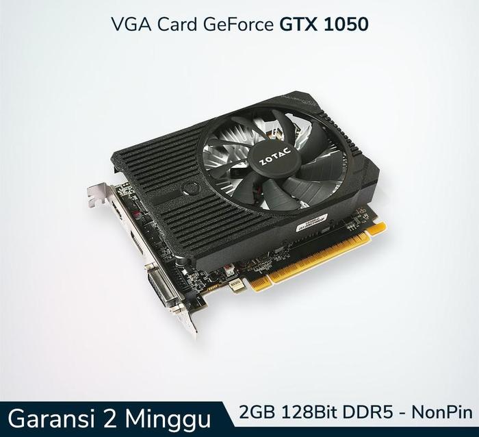 Vga Gtx 1050 Vga Card Gtx 1050 2gb 128bit Ddr5 Non Pin Galax Oc Second