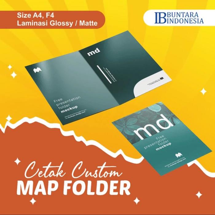 Gambar cetak map custom F4+ || Laminasi + full color dari Buntara Printing Indonesia undefined Tokopedia