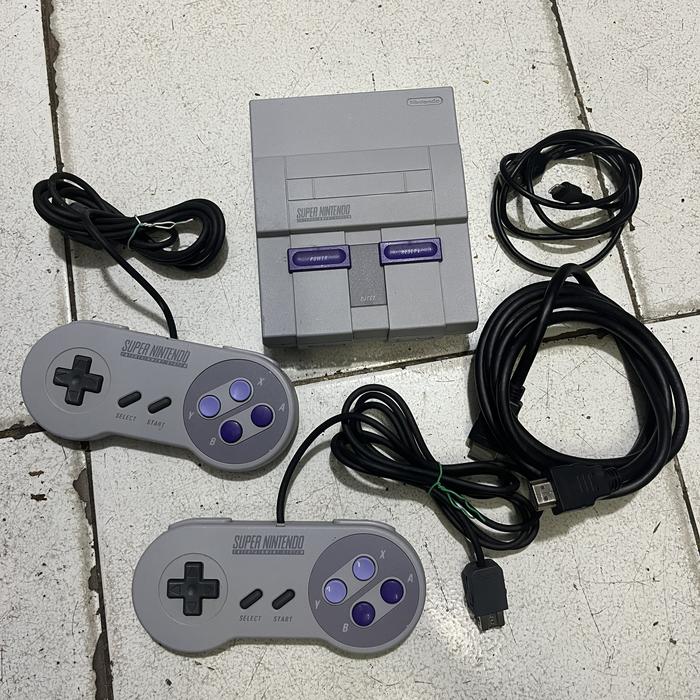 Controller Super Nintendo Small Console Super Famicom Small Snes