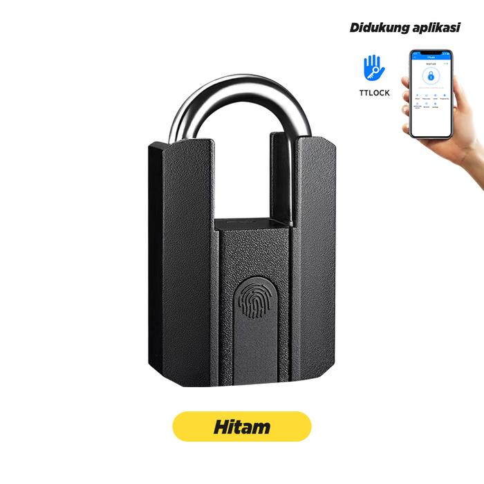 Gambar 3 In 1 Gembok Anti Maling Waterproof Fingerprint Padlock Seng - Smart Padlock dari GUVENLIKLOCKINDO undefined Tokopedia