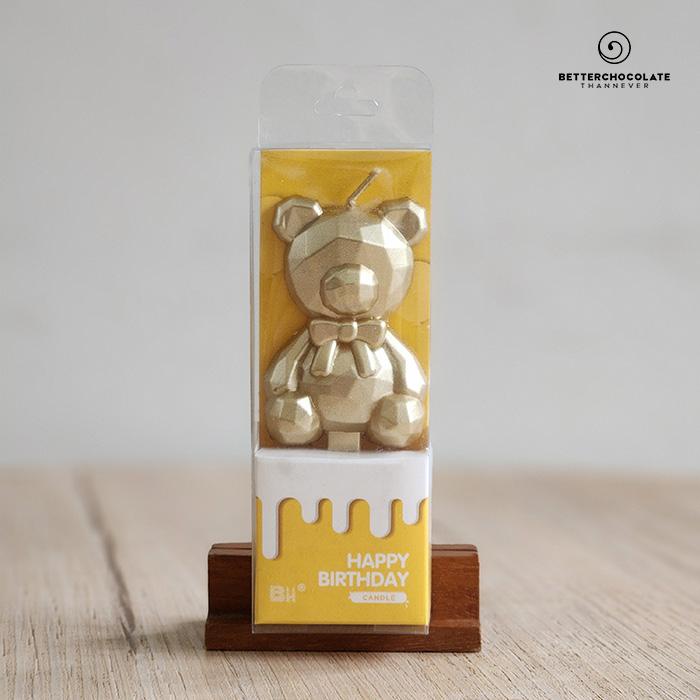 Gambar Fancy Candle (Bear) - Betterchocolatethannever - Gold dari betterchocolatethannever Kota Administrasi Jakarta Selatan Tokopedia