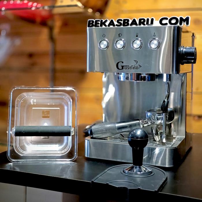 Gambar Mesin Kopi Espresso Gustino GS 688 Full Stainless Steel gemilai crm3005e - espresso maker Mechine Second dari Toko Bekasbaru undefined Tokopedia