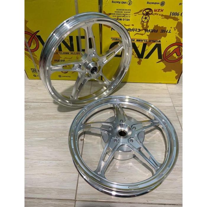 Gambar ( Termurah ) Velg Vnd Racing Bintang Laut 160X14 185X14 Beat Scoopy Genio Spacy Vario 110 Vario 125 Vario 150 Mio Sporty Smile J Soul Gt Fino 115 Mio M3 Xeon Gear Z X-Ride 160 185 Ring 14 New Speed Kspeed K Speed - CHROME, VARIO 125/150 dari Qta Tokoku undefined Tokopedia