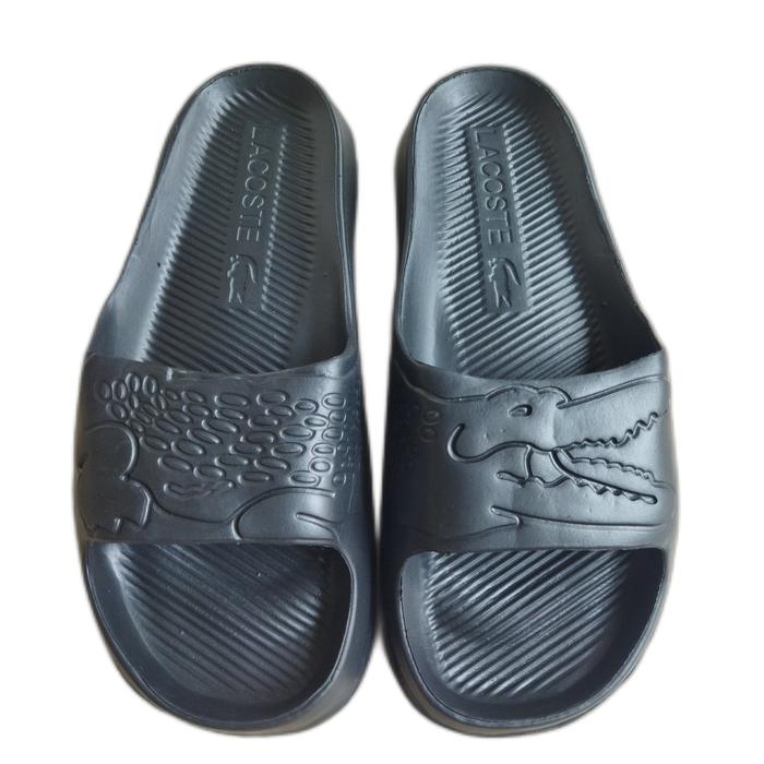 Sandal Lacoste Original Croco Slide anti putus dan empuk 40 di The Bricks  Store Tokopedia
