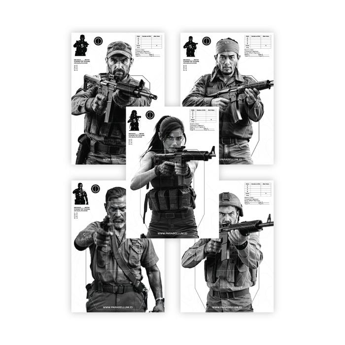 Gambar Parabellum Performance Tactical Shooting Target - VOL.003 dari Parabellum Tactical Gear undefined Tokopedia