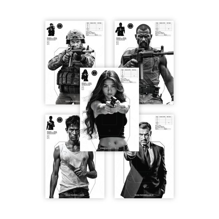 Gambar Parabellum Performance Tactical Shooting Target - VOL.002 dari Parabellum Tactical Gear undefined Tokopedia