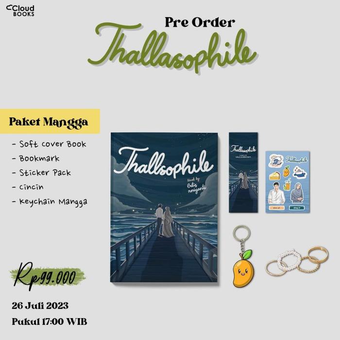 Gambar TERBARU ORIGINAL Novel THALLASOPHILE (Erlis Kurniyanti) - Penerbit Cloudbooks Publishing RD3F - Paket Mangga SC dari Teni Vertigikam undefined Tokopedia