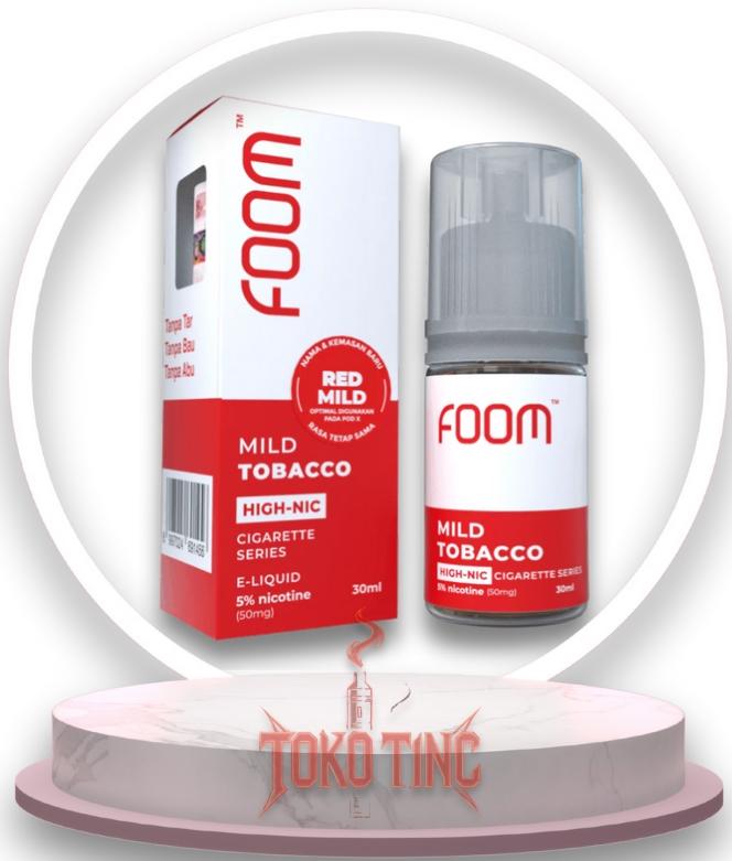 Jual Foom Red Mild Tobacco 30ml Liquid Salt - 30mg - Kota Administrasi  Jakarta Pusat - Toko Tinc