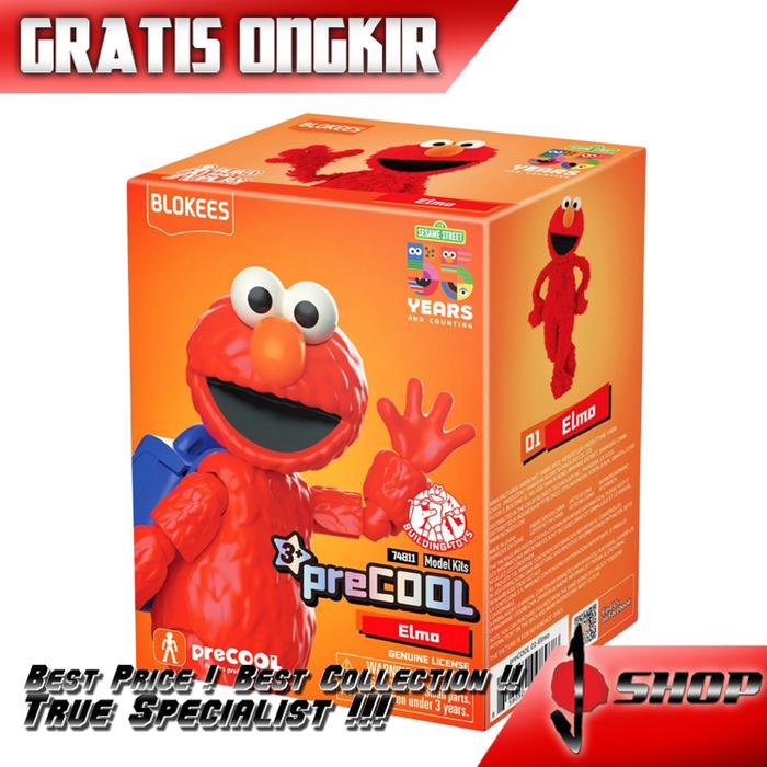 Gambar BLOKEES SESAME STREET FRIENDS AL01 - ELMO dari J-SHOP HOBBY SHOP INDONESIA undefined Tokopedia