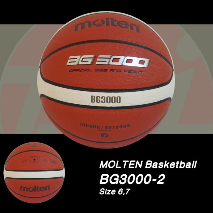 Gambar BOLA BASKET MOLTEN BG 3000 - BG3000 SIZE 5 / SIZE 6 PERBASI ORIGINAL 100% - SIZE 5 dari idssport undefined Tokopedia