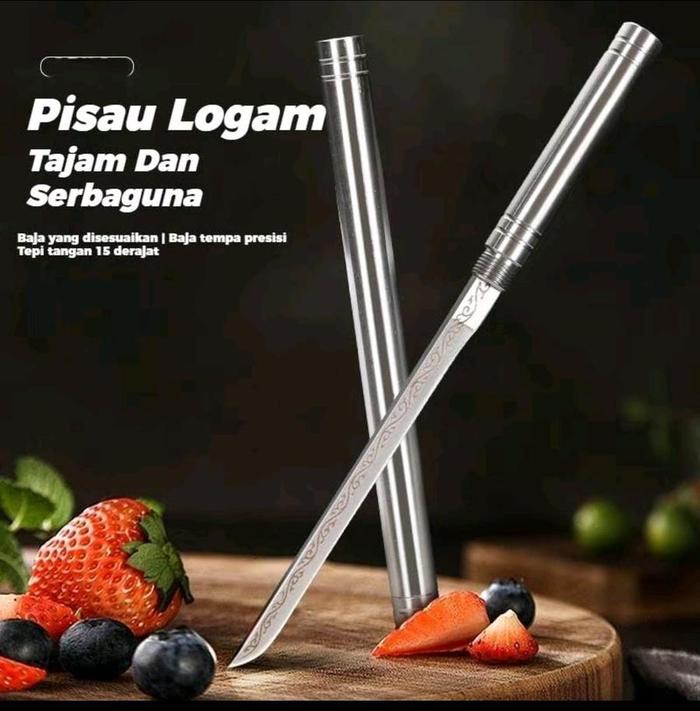 Gambar pisau Dapur stalnless stell motif tongkat-alat potong buah praktis pisau sayur - PISAU-TONGKAT dari Acomeacc88 undefined Tokopedia
