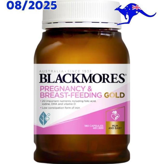 Gambar Blackmores Pregnancy Breastfeeding Gold 180 Kapsul Capsules Australia Best Seller - EXP 08/2025 dari QUIYabvkl5789 undefined Tokopedia