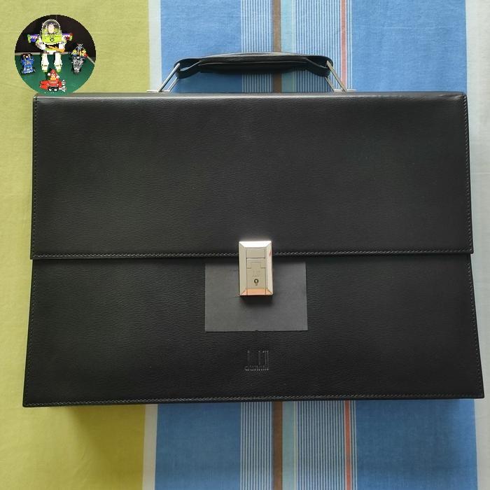 Dunhill Archive Canvas Leather Briefcase Dunhill Archive Canvas