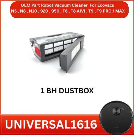 Gambar Ecovacs Deebot Mop Filter  920, 950, T8, T8AIVI, T9, T10, N8, X1, N10 - 1 Dustbox, T8,T8 AIVI dari Universal1616 undefined Tokopedia