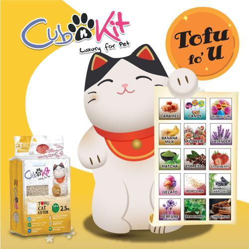 Gambar LIFE CAT TOFU SOYA organic cat litter 7L pasir kucing gumpal wangi - CUBNKIT TOFU dari The PetCare undefined Tokopedia
