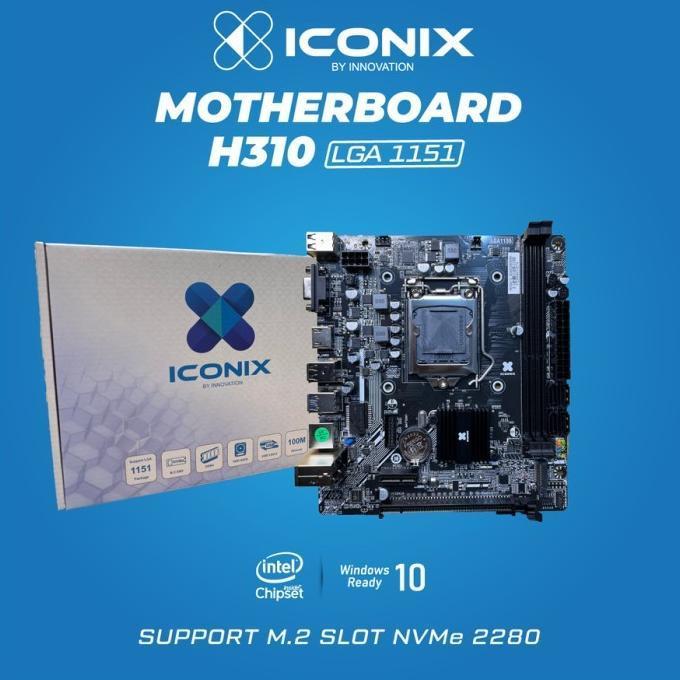 H310 Chipset Motherboard H310 Socket 1151 Promo MOBO ICONIX H310