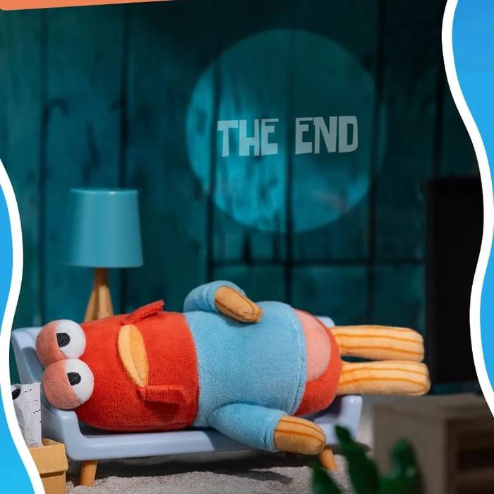 Gambar 100% ORIGINAL POP MART Gong Bikini Bottom Buddies Whimsical Plush Spongebob Plush Keychain - Limp Fish dari curatedbybobdum undefined Tokopedia