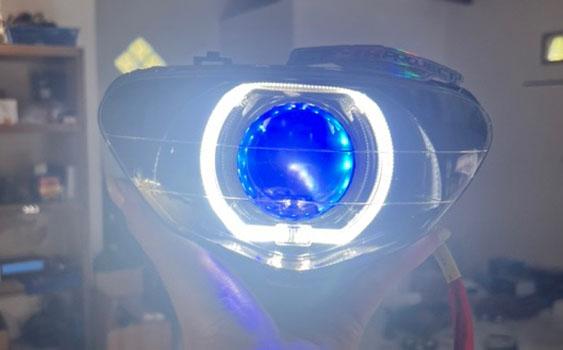 Gambar Lampu Biled Mio Sporty hexagonal Full Rjb Pnp saklar Fulsett - 1 WARNA, AES TURBO SE GE dari BMV MOTOR undefined Tokopedia