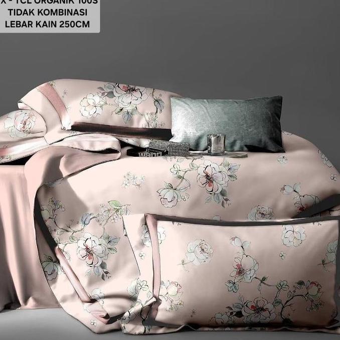 Gambar Bed Cover & Sprei Sutra Organic 100S Tencel 90X200Cm-200X200Cm S21 Co - 100x200, 45cm dari ipoycp undefined Tokopedia