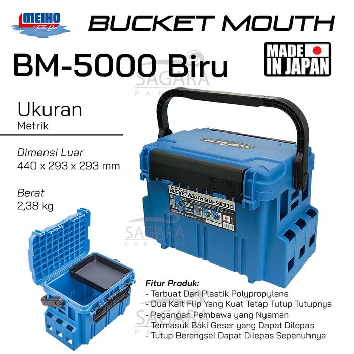 Gambar Box Pancing Box Meiho BM-5000 | BM-7000 | BM-9000 - BM-5000 Biru dari Sagara Pancing undefined Tokopedia