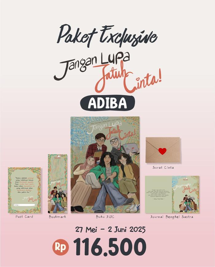 Gambar PRE ORDER - Buku Novel - Jangan Lupa Jatuh Cinta - Helvy Tiana Rosa - Bukunesia Publishing - ADIBA dari Bumifiksimedan001 undefined Tokopedia