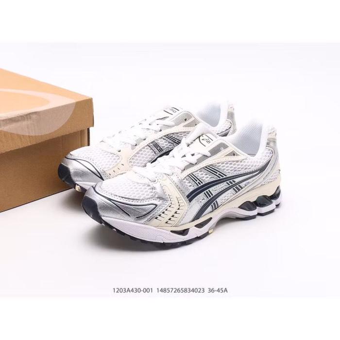 Gambar sepatu Sneakers Asics Gel Kayano 14 White Midnight - white Midnight, 36 dari oldoffthewall undefined Tokopedia