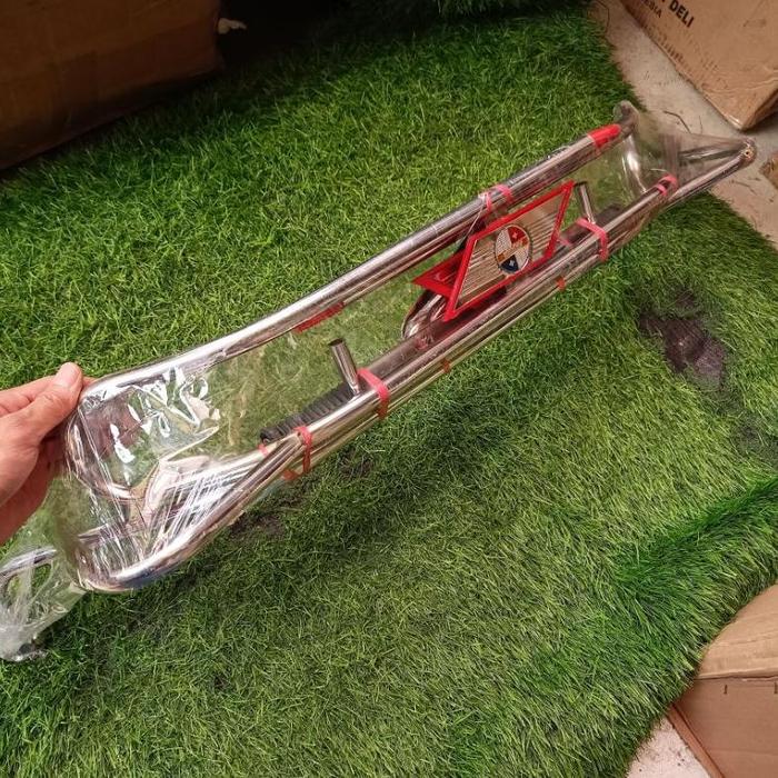 Gambar New Crashbar Bodybar Pelindung Tepong Vespa Super Sprint Excel Exlusive Px Ps Crome Berkualitas - Super merah dari Ghufronn Storee undefined Tokopedia