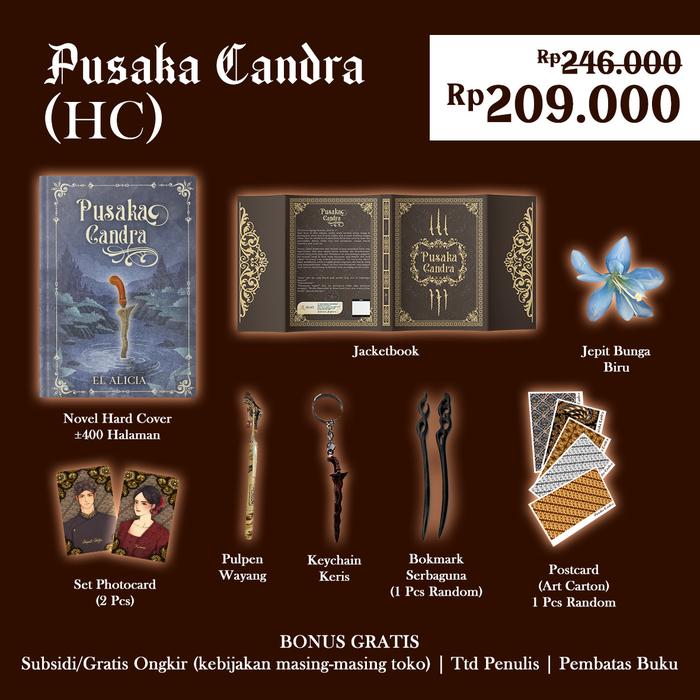 Gambar PRE ORDER - Buku Novel - Buku: Pusaka Candra - El Alicia - Akad - Bumifiksi - PUSAKA CNDRA HC dari Bumifiksimedan001 undefined Tokopedia