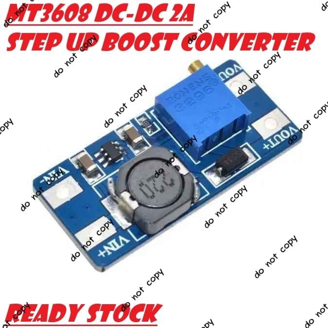 Gambar MT3608 DC-DC 2A Step Up Boost Converter Module Power Supply MT 3608 - DC-2A dari Alat Ukur Dan Repeater undefined Tokopedia