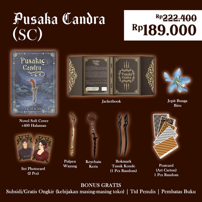 Gambar PRE ORDER - Buku Novel - Buku: Pusaka Candra - El Alicia - Akad - Bumifiksi - PUSAKA CNDRA SC dari Bumifiksimedan001 undefined Tokopedia