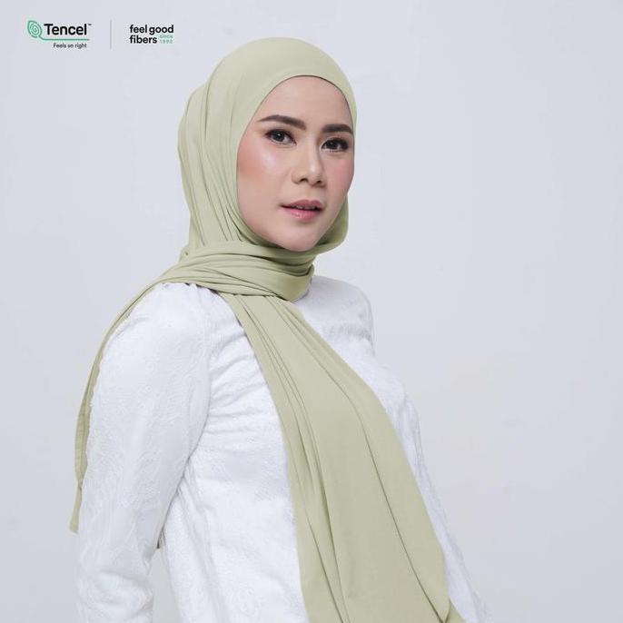 Gambar Nabillasyal | Aisha Series Tencel | Instan Hijab - Oyster Tencel dari REESEE MILLER undefined Tokopedia