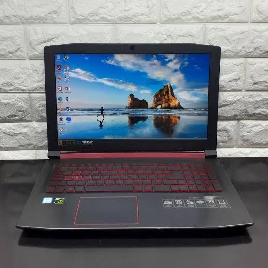 Laptop Acer Nitro An515-52 Intel Core I7-8750h Gen 8th Doublevga Ram  16gb 1tb512gb Lengkap Black