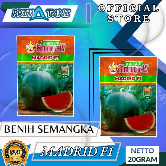 Gambar MADRID F1 Benih Semangka non biji 20gram - Bintang Asia dari PRIMA TANI93 undefined Tokopedia