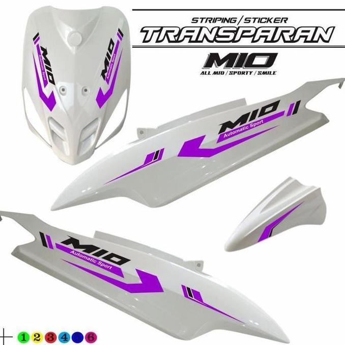 Gambar Striping stiker transparan motor mio smile / mio sporty / stiker motor - 2 dari BJM MOTORS undefined Tokopedia