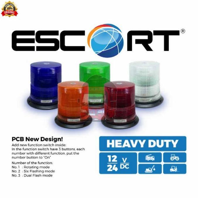 Gambar Xenon Rotary / Rotari Blitz / Lampu Rotator Heavy Duty Escort 12V 24V - Putih dari Berkah Wijaya_1 undefined Tokopedia