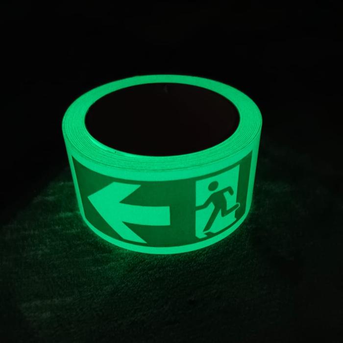 Gambar STIKER FOSFOR GLOW IN THE DARK STICKER GLOW TAPE  MENYALA 5CM - kiri dari Asr 24 undefined Tokopedia