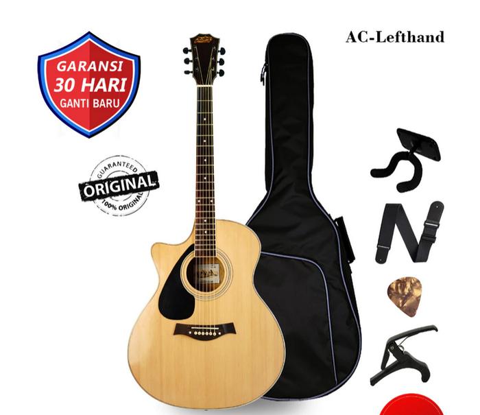 Gambar Gitar KIDAL Lesley AC-01 Lefthand Original - GITAR AKUSTK dari larasKan undefined 5 Tokopedia