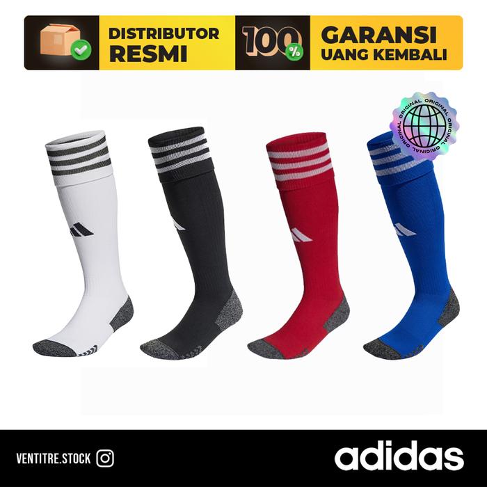 FOOTBALL SOCK AEROREADY ADIDAS ADI 23 HT5027 KAOS KAKI SEPAK BOLA S,  Merah