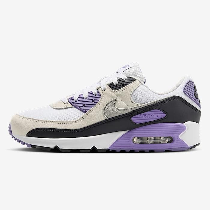 Sepatu Sneakers Nike Air Max 90 White Dusty Smoke Grey Original Big Size 45