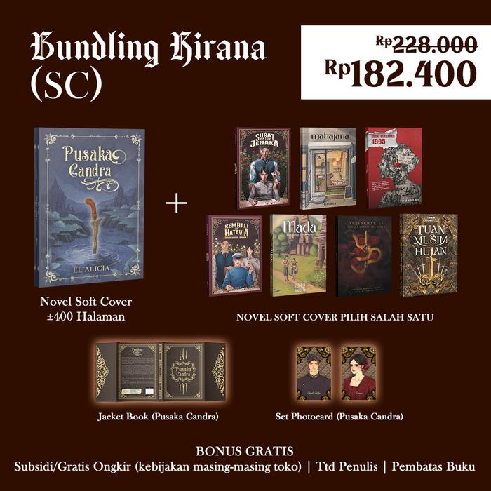 Gambar PRE ORDER - Buku Novel -  Buku: Pusaka Candra - El Alicia - Akad - Bumifiksi - BUNDL KIRANA SC dari BumifiksiJogjakarta undefined Tokopedia