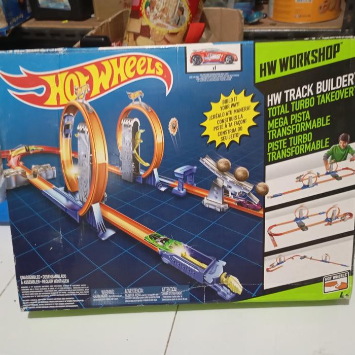 Jual Track Hotwheels Total Turbo TakeOver Kota Surabaya