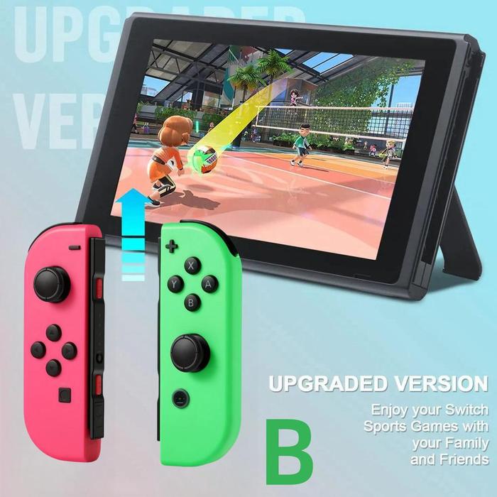 Gambar JoyCon For Nintendo Switch Joy Con Stik stick Neon Mario Pikachu Monster Hunter Splatoon 3 Animal Crossing Warrior 3 Zelda Gamepad Controller - B dari happyfamily shopz undefined Tokopedia