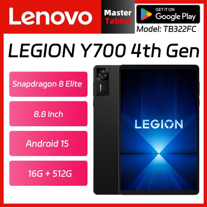 Jual Lenovo Legion Y700 4th Gen 16GB+512GB 8.8 Inch Snapdragon 8