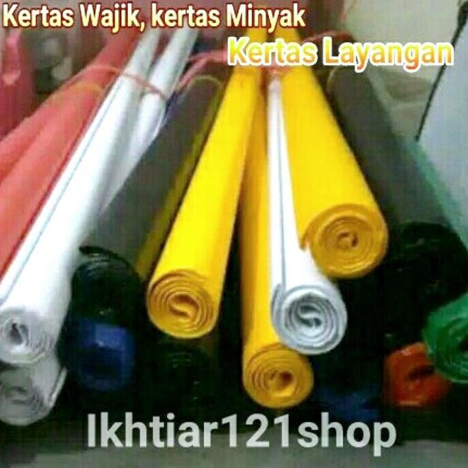 Gambar KERTAS WAJIK/KERTAS MINYAK LAYANGAN SATUAN GROSIR MURAH - Putih dari Tokokellontong undefined 5 Tokopedia