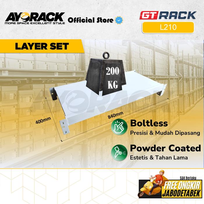 Promo LAYER L210 GT RACK GT210 MINI PLUS PRO MAX - AMBALAN RAK GUDANG ...