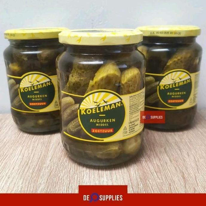 Gambar KOELEMAN PICKLED GHERKINS 720ML - ACAR KETIMUN TIMUN GERKIN GERKINS - - dari storee telling undefined Tokopedia