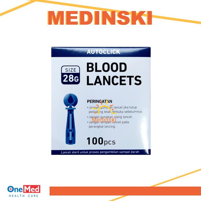 Jual GEA Jarum Blood Lancet Isi 100 Easy Touch Nesco GlucoDr Gluco Dr ...