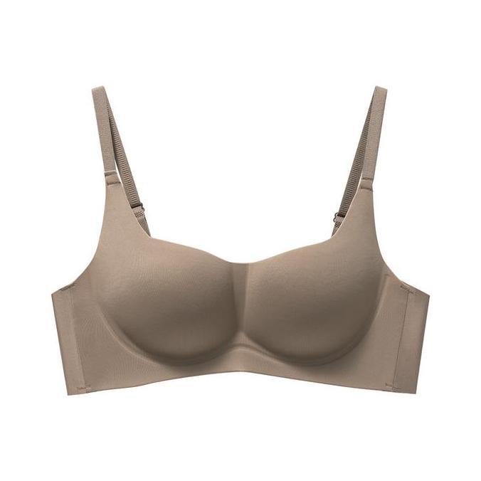 Gambar GRENEY - GBRAS - BRA CUP CANDY BRA WANITA ONE PIECE TANPA KAWAT SEAMLESS MENOPANG DENGAN GESPER NYAMAN - 89740 - Cokelat, L dari zaylstore293 undefined Tokopedia