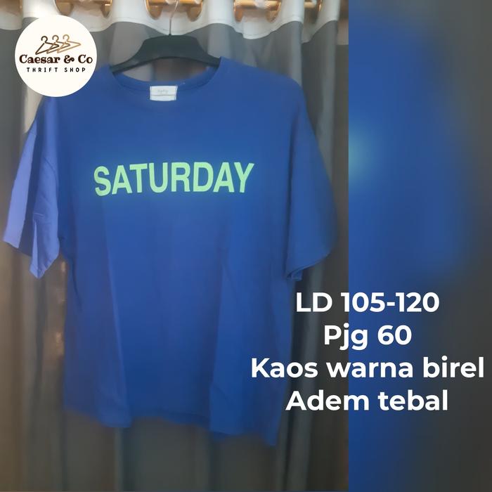 Gambar preloved baju wanita branded blouse kaos cardigan - Biru dari CAESAR &amp; CO undefined Tokopedia